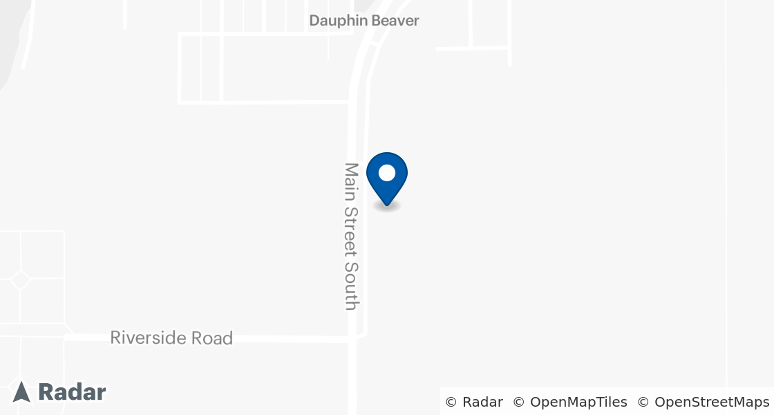 Map of Dairy Queen Location:: 1450 Main St S, Dauphin, MB, R7N 3H4